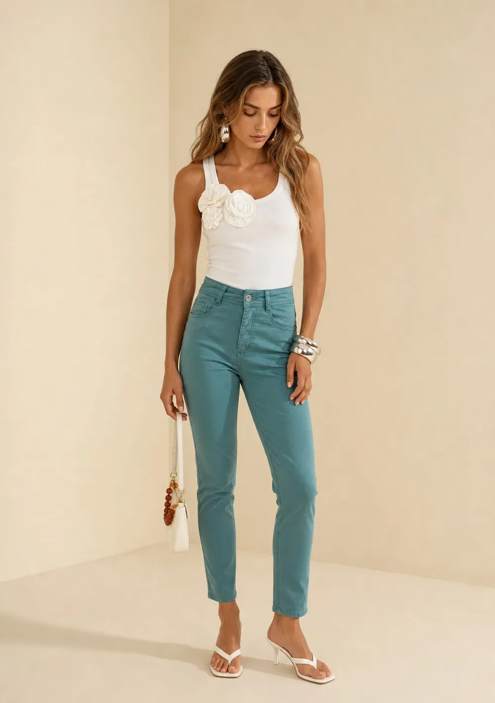 Calça Skinny Ondura Azul