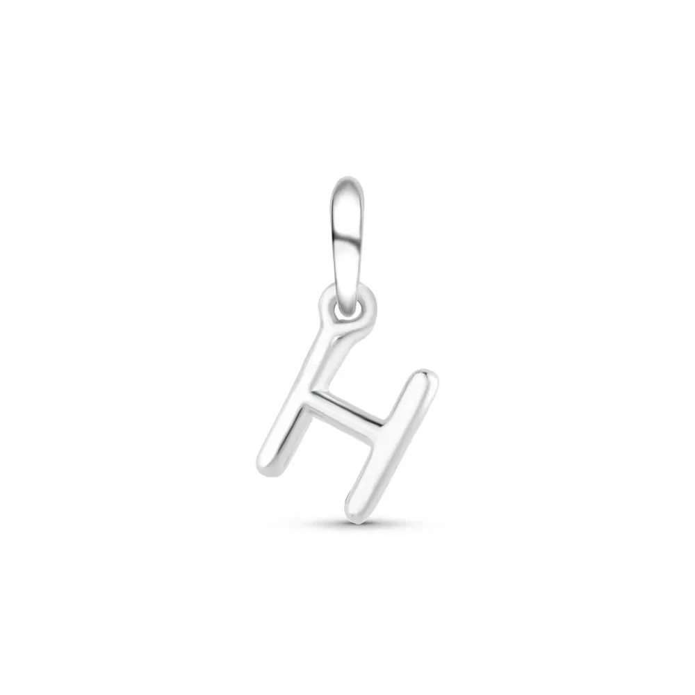 Pingente Life Letra H em Prata 925 — imagem 1