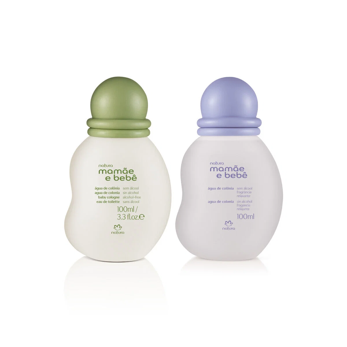 Kit Mamãe e Bebê Água de Colônia Clássica e Relaxante 2 produtos de 100 ml