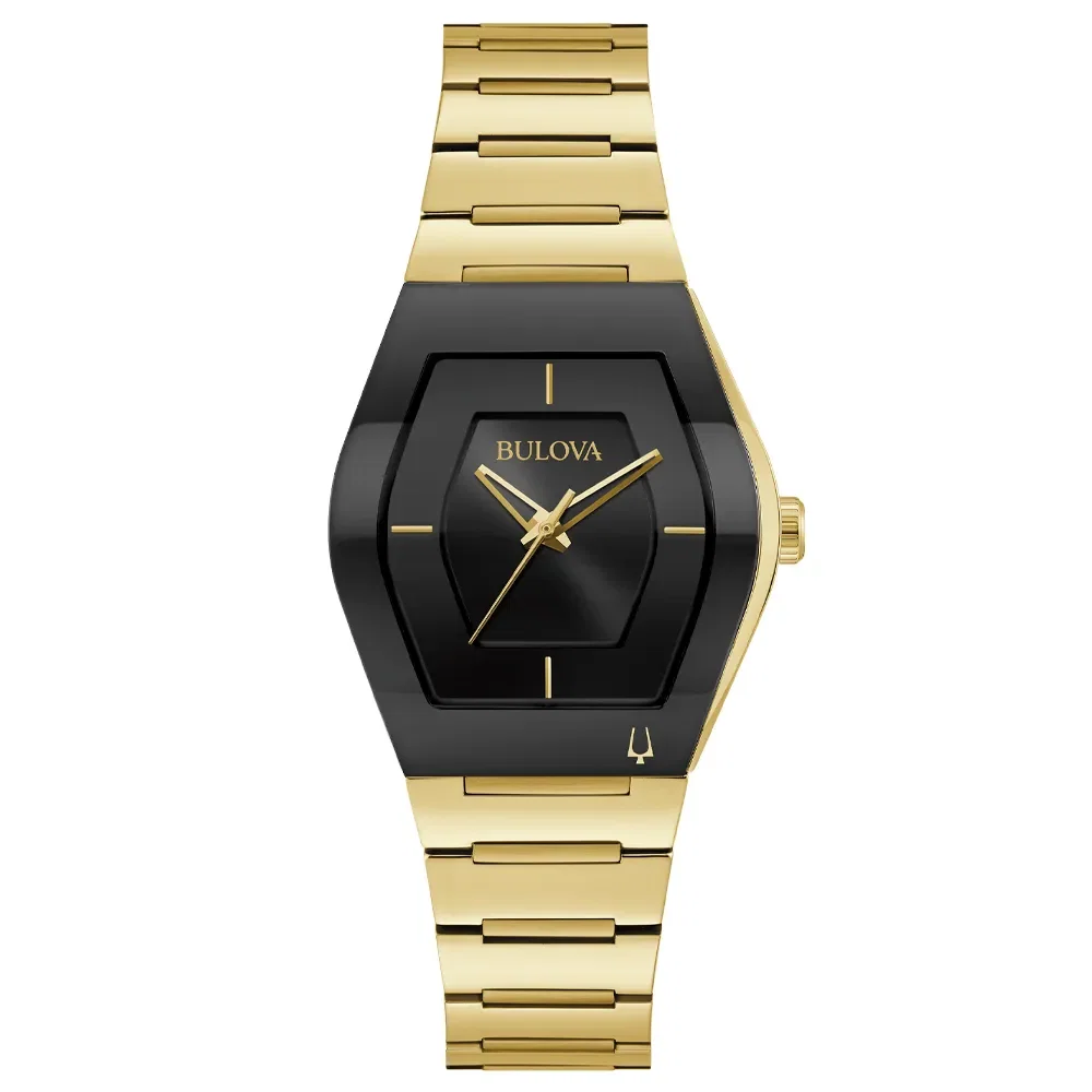 Relógio Bulova Gemini Feminino Aço Dourado 97L164