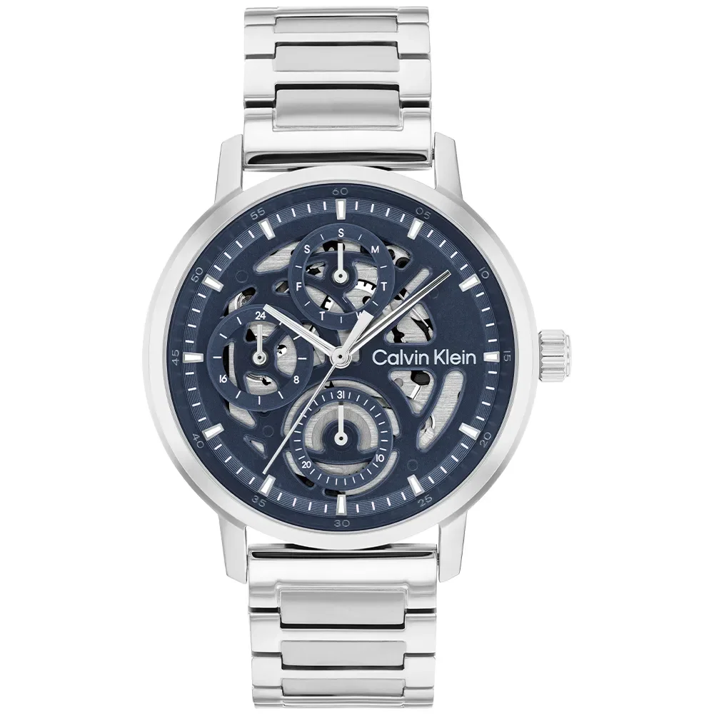 Relógio Calvin Klein Gauge Masculino em Aço Prateado 25200562 — imagem 1