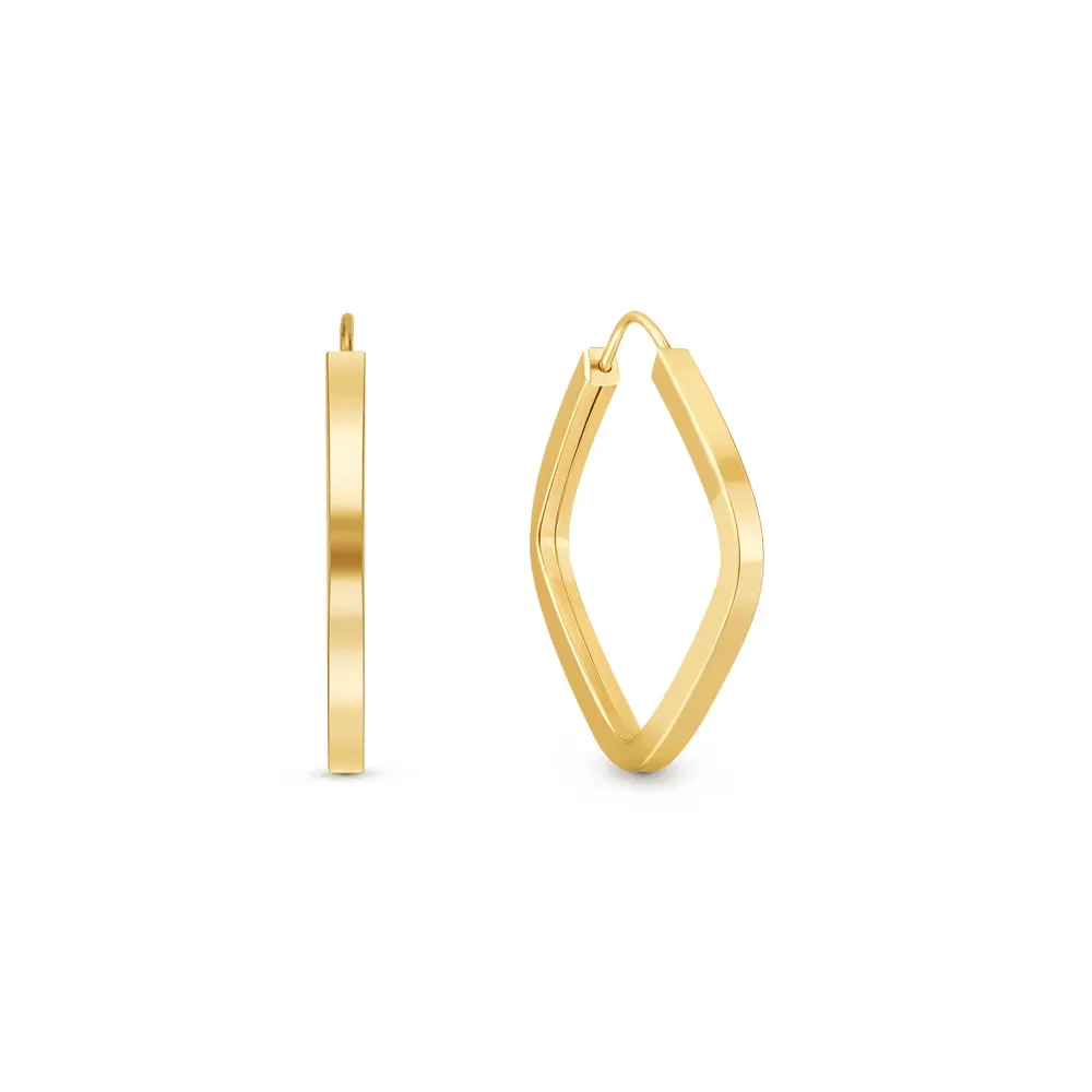 Argola Balão em Ouro Amarelo 18k, 25mm