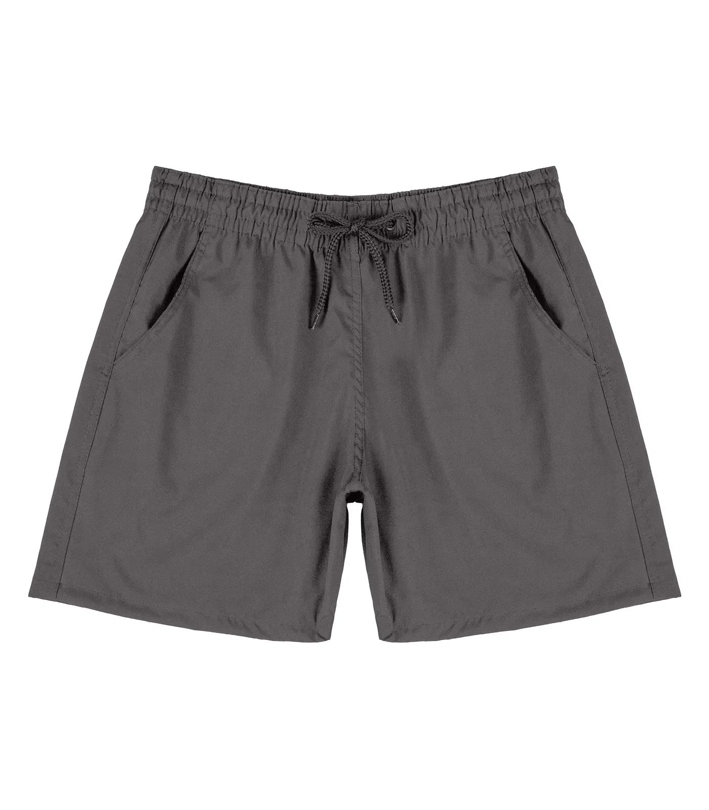 Bermuda Masculina Com Bolsos De Tactel Select Cinza