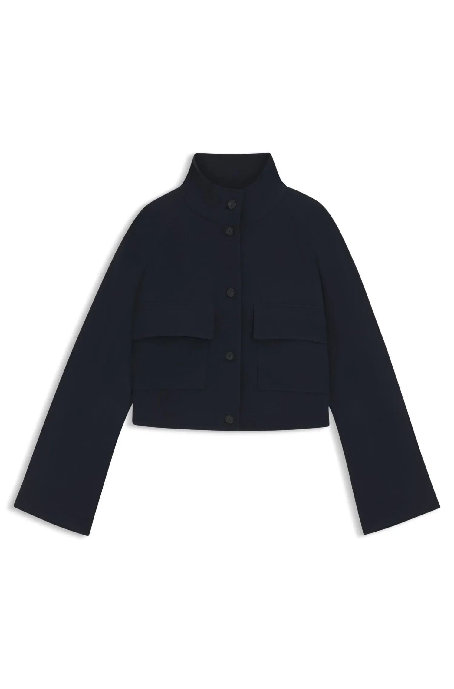 Blazer De Ajuste Moderno Resistente Aos Vincos