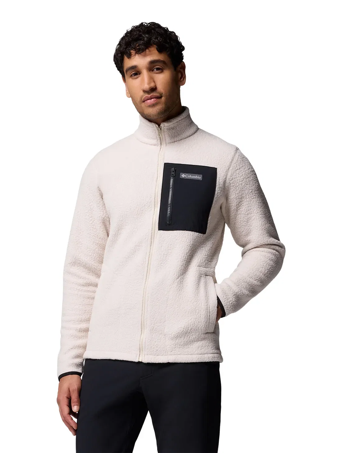 Jaqueta Fleece Columbia Masculino Jasper Ridge™ Pebbled — imagem 1