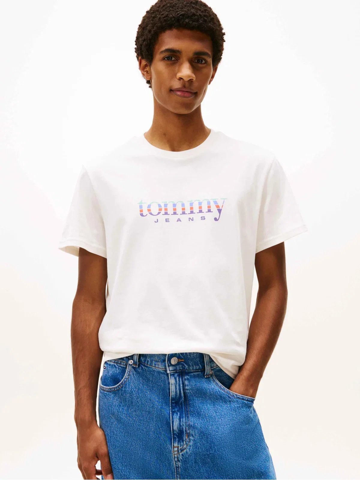 Camiseta Slim Jersey com Logo