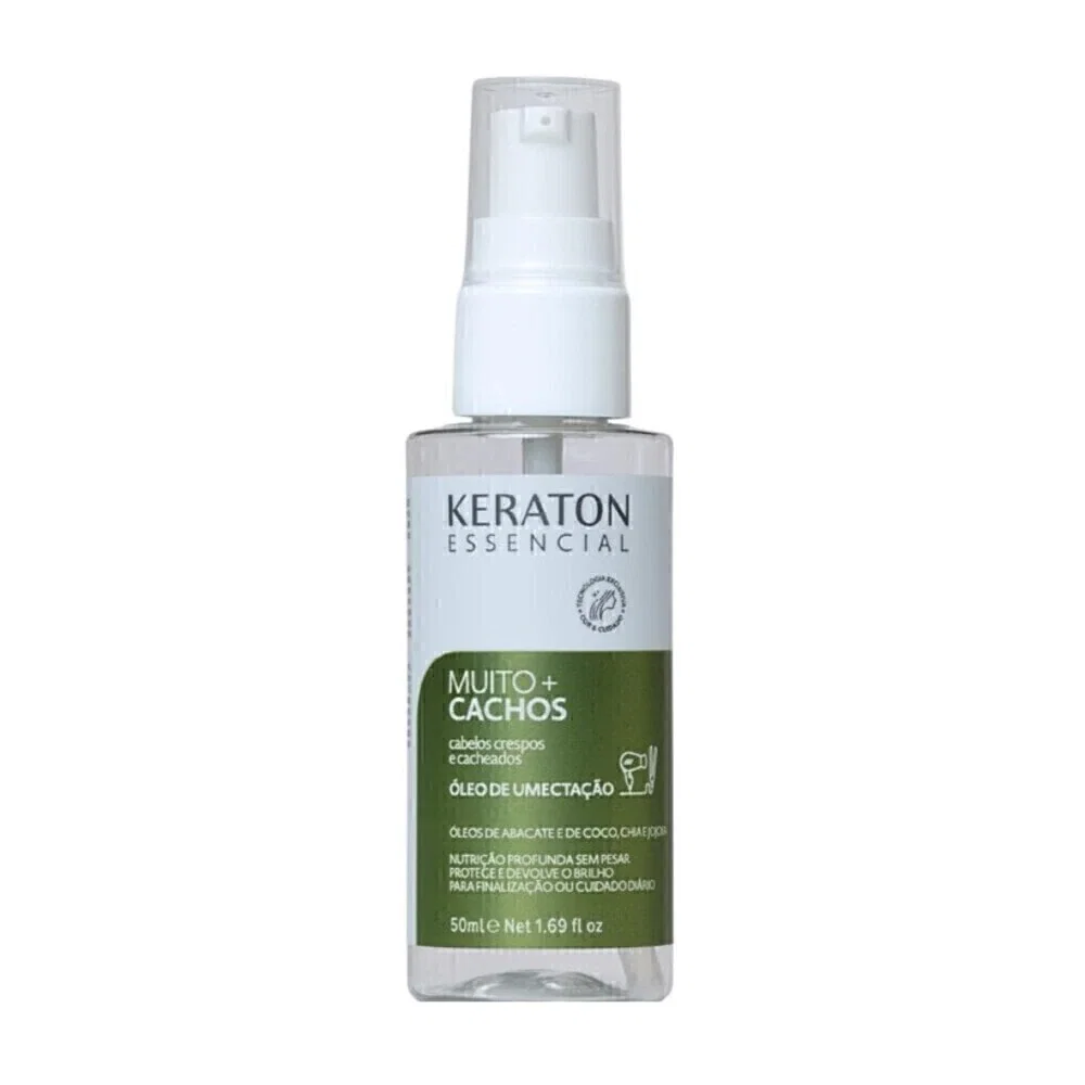 Óleo Capilar Keraton Essencial Muito + Cachos 50ml