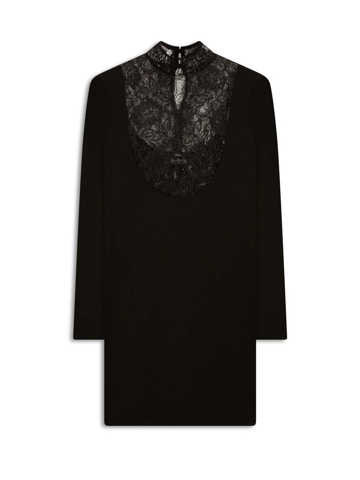 Vestido Scuba Crepe Sparkle Preto