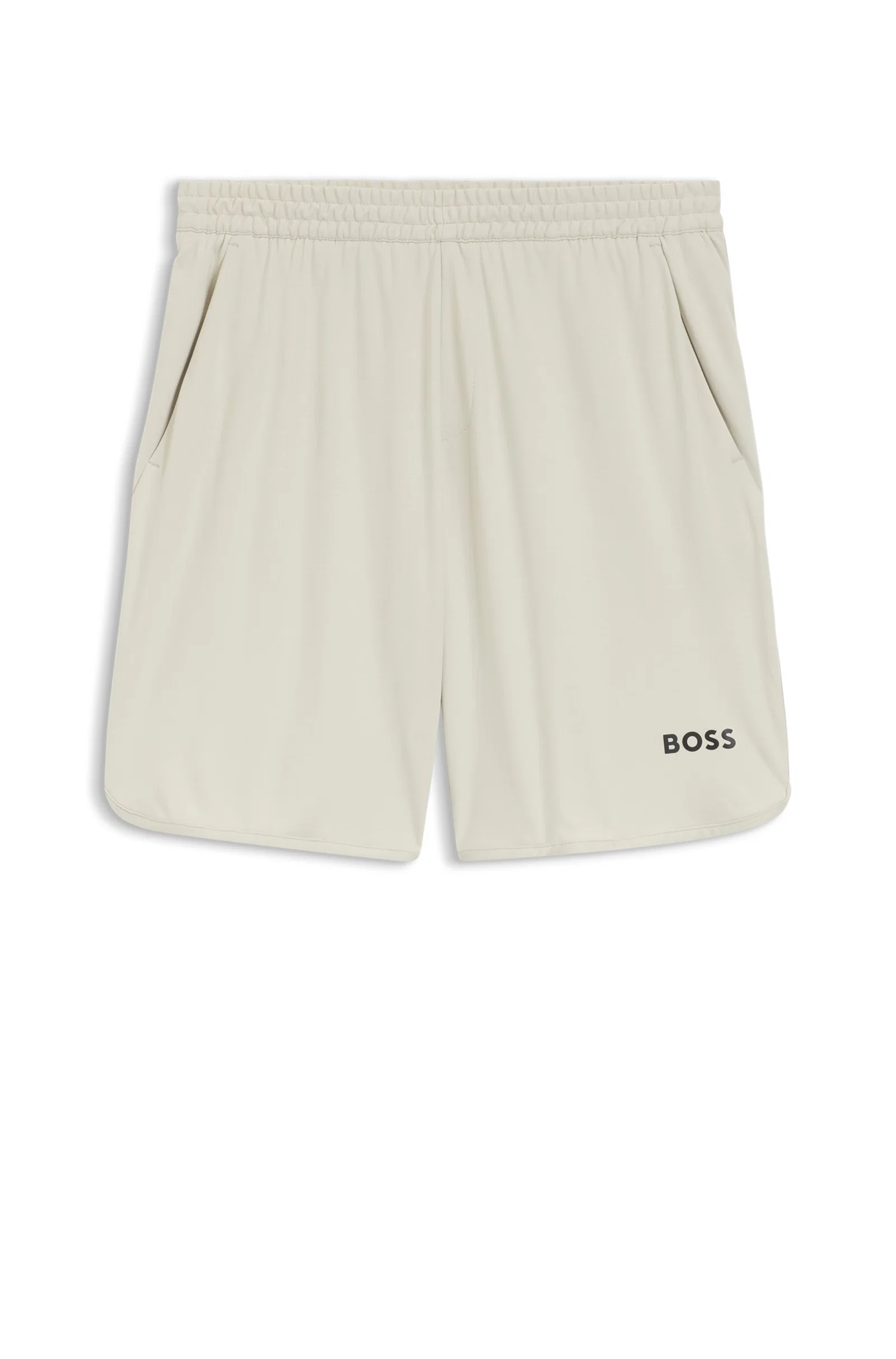 Shorts De Secagem Rápida Em Tecido Elástico Com Bolsos — imagem 1