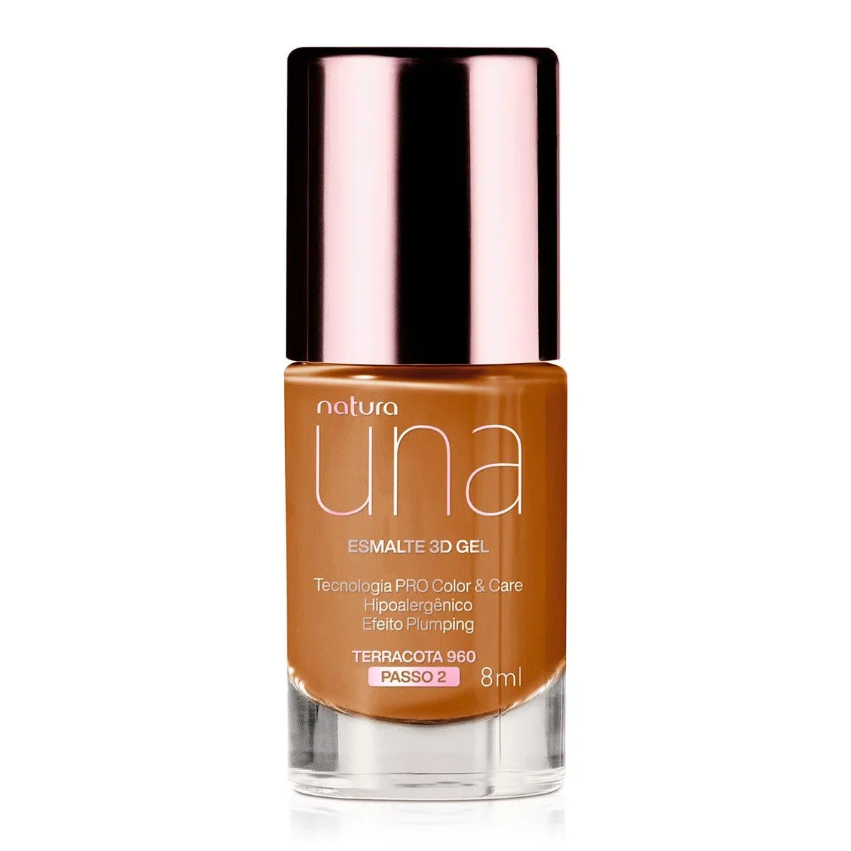 Esmalte 3D Gel Una Terracota 960 8 ml — imagem 1