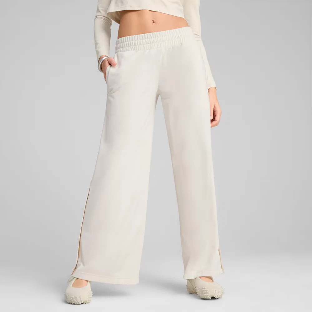 Calça Wardrobe ESS Low Rise Popper Feminina