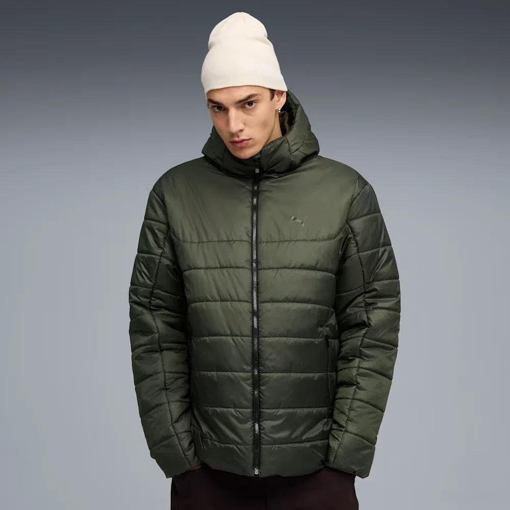 Jaqueta Essentials Hooded Padded Masculina