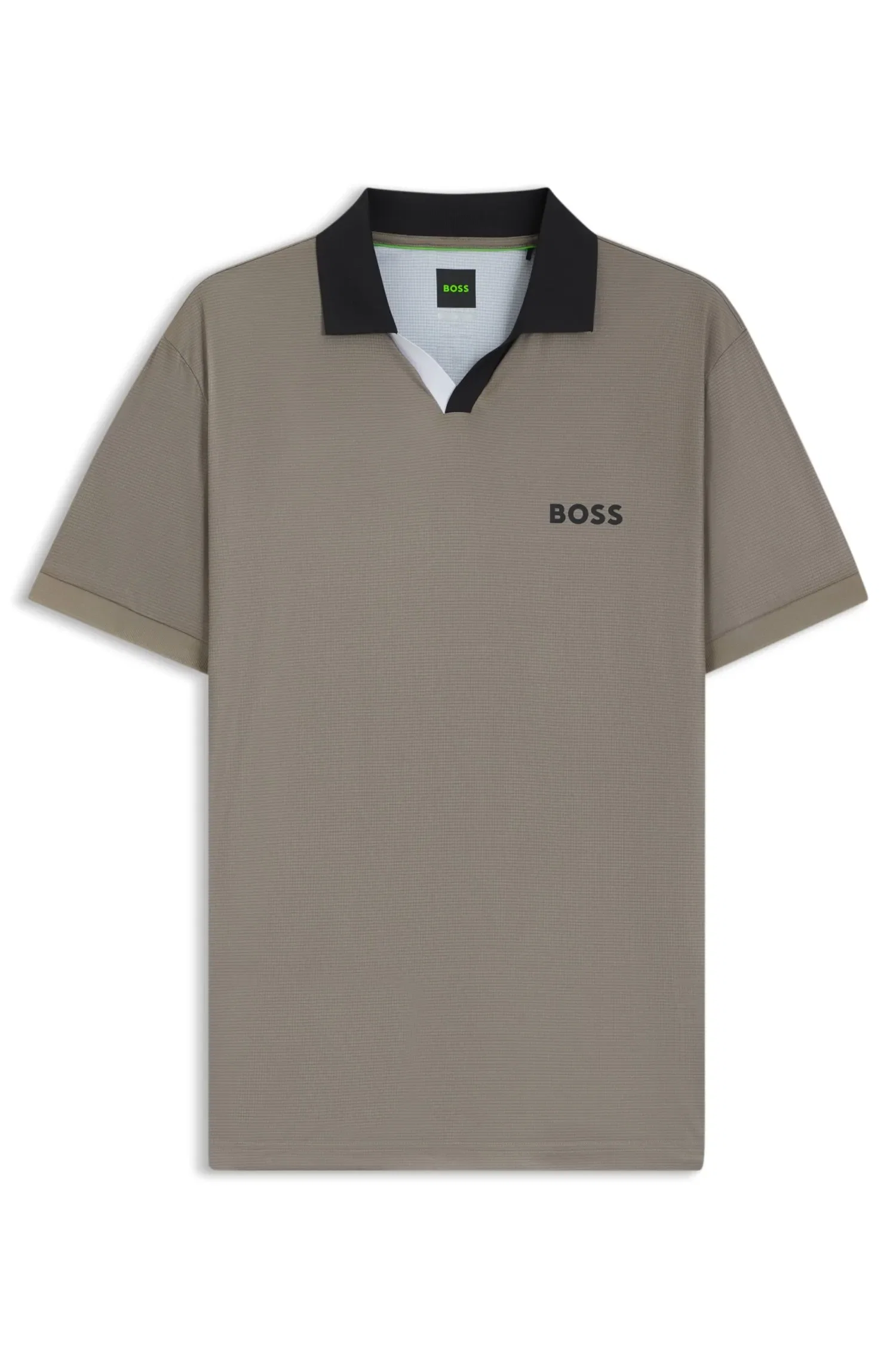 Polo Ripstop Slim Fit Ativo Com Bloco De Cores — imagem 1
