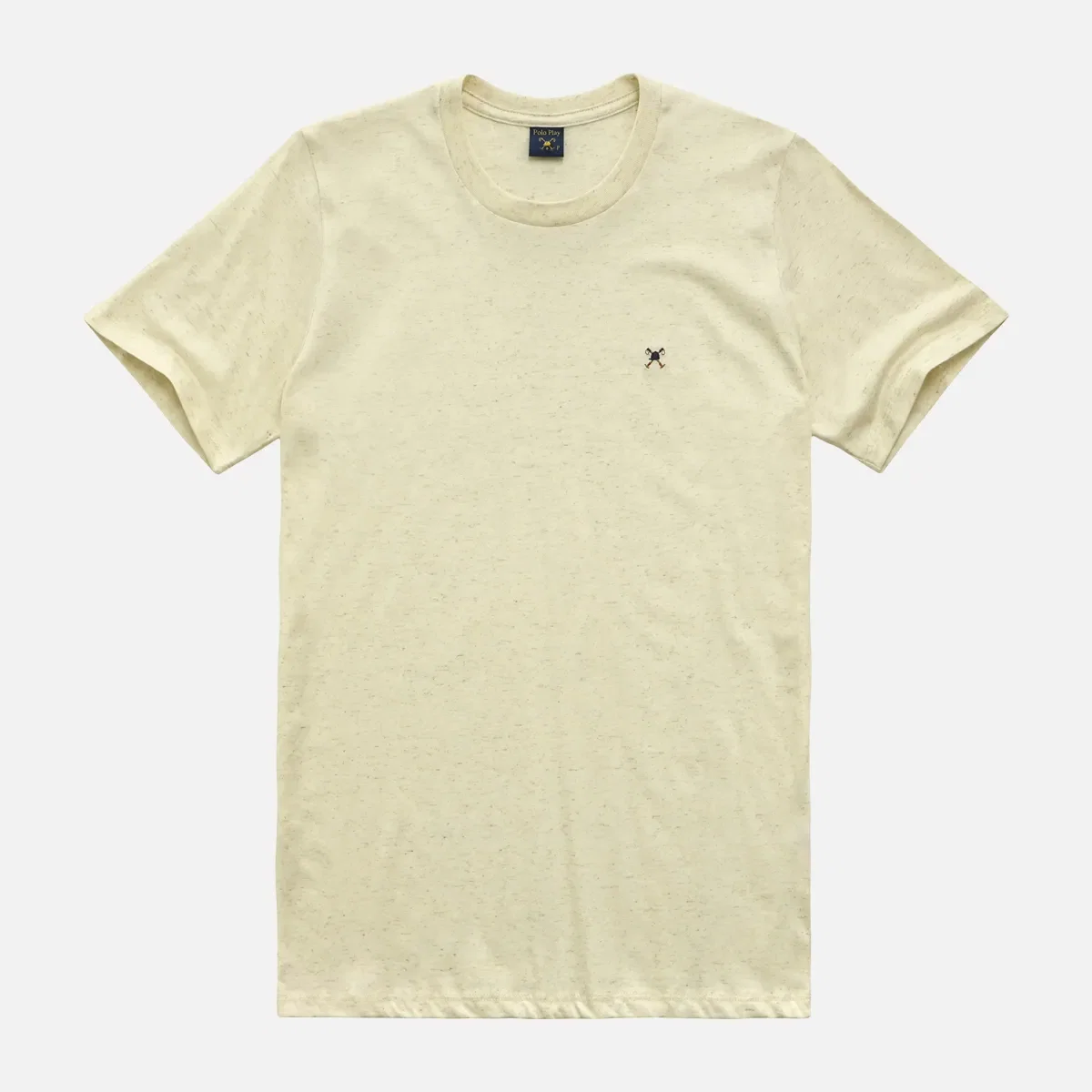 Camiseta Look Linen Taquinho Manga Curta