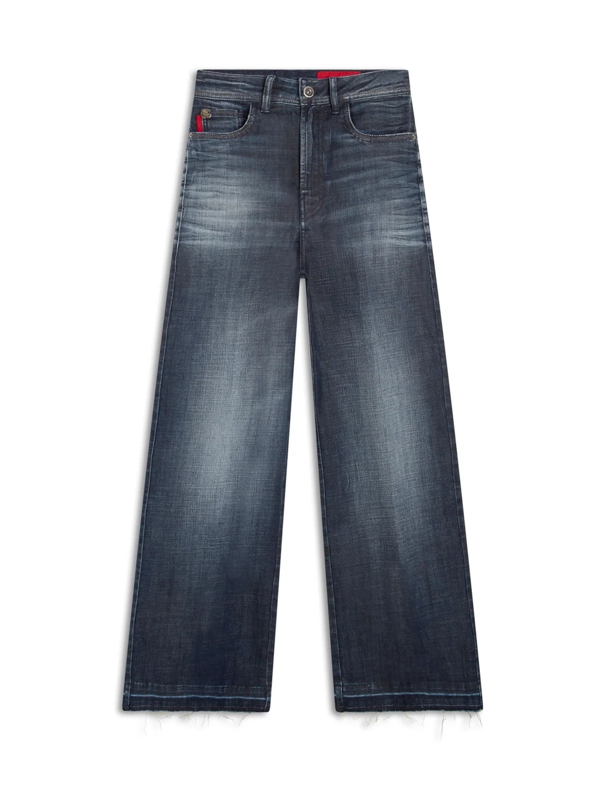 Visco Indigo Elastic (Wide Leg Cropped) 1616-Lav.Escuro C/ 3d