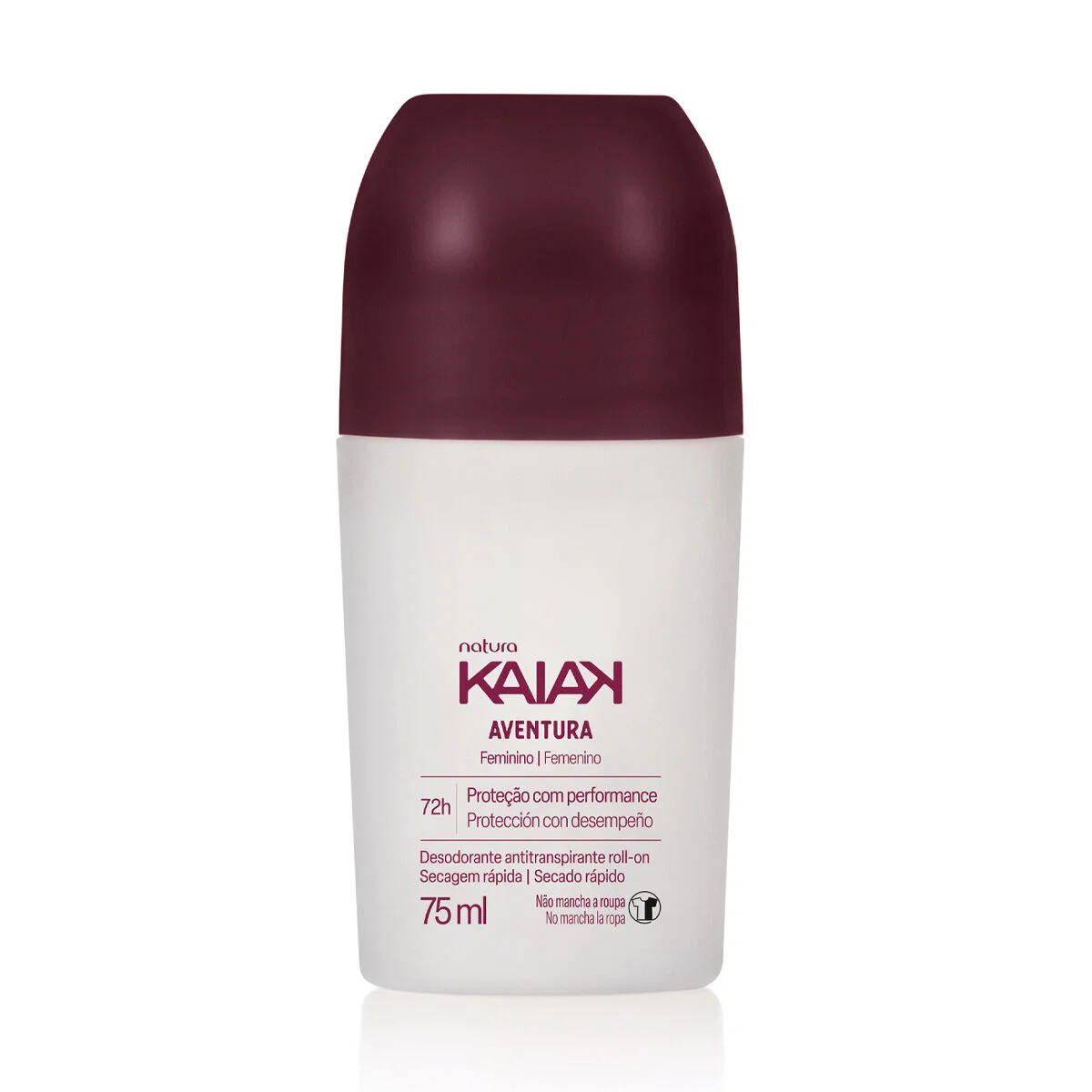 Desodorante Antitranspirante Roll-on Kaiak Aventura Feminino 75 ml — imagem 1