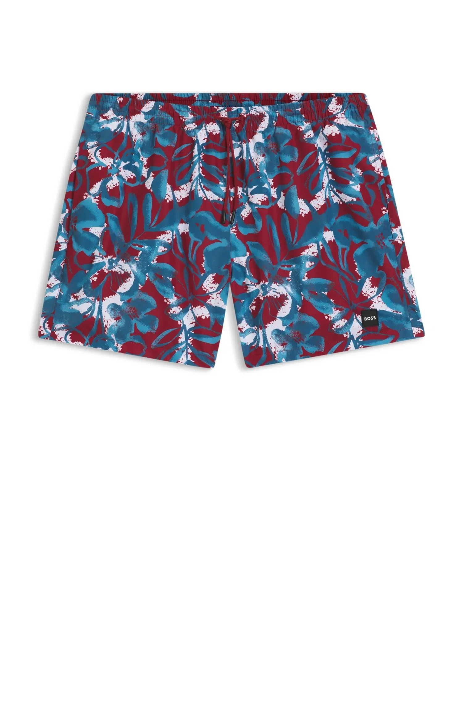 Shorts De Banho Totalmente Forrados Com Estampado Sazonal — imagem 1