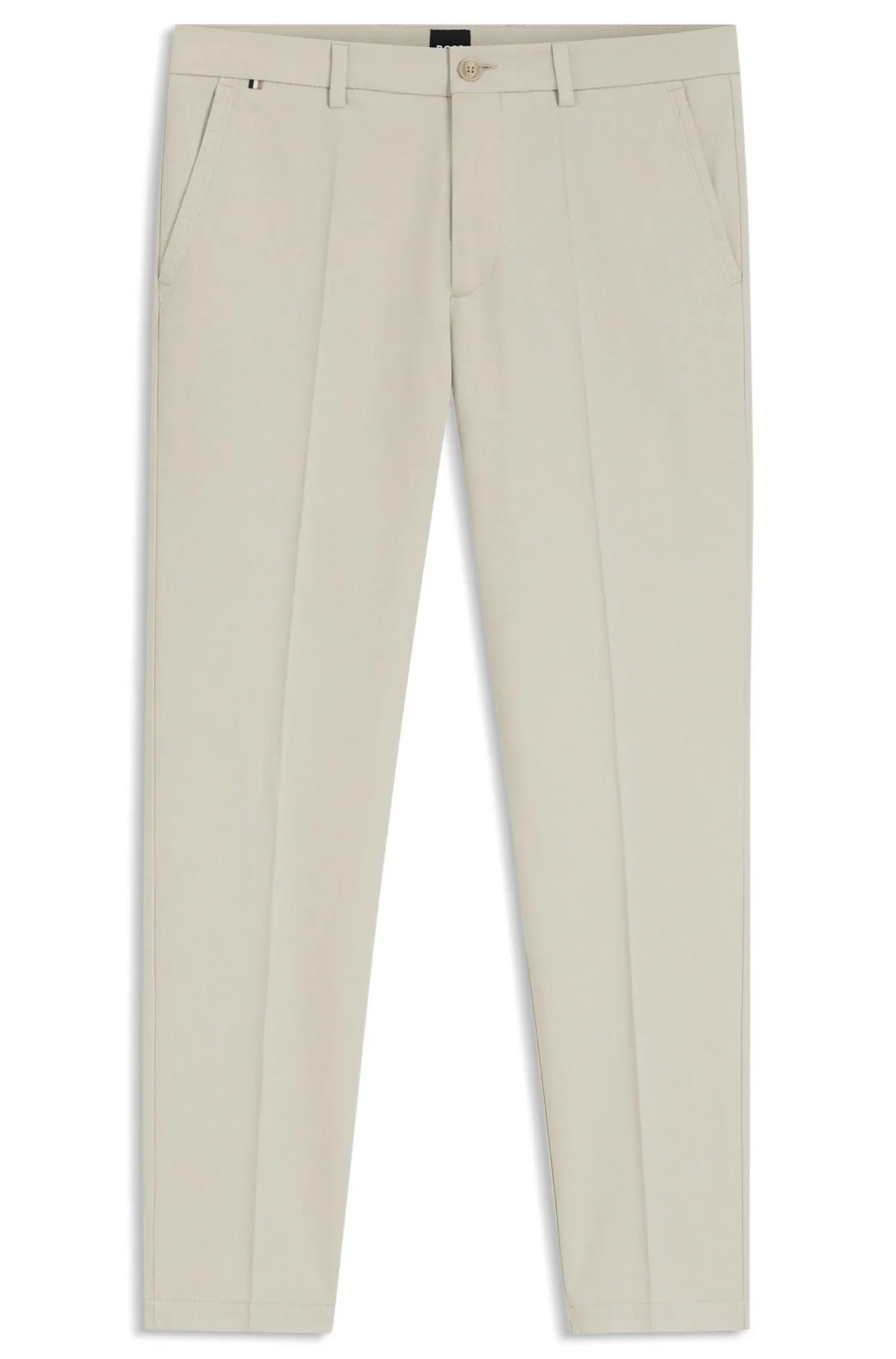 Calça Slim Fit Em Algodão