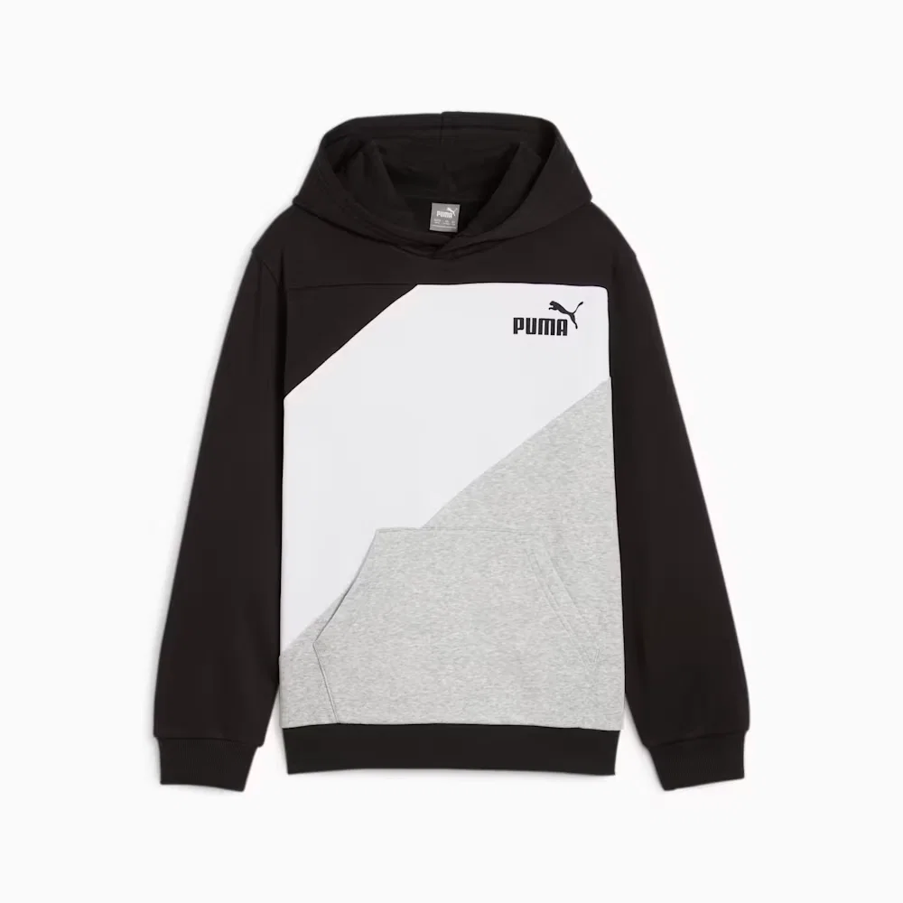 Moletom com Capuz Puma POWER Colorblock Juvenil