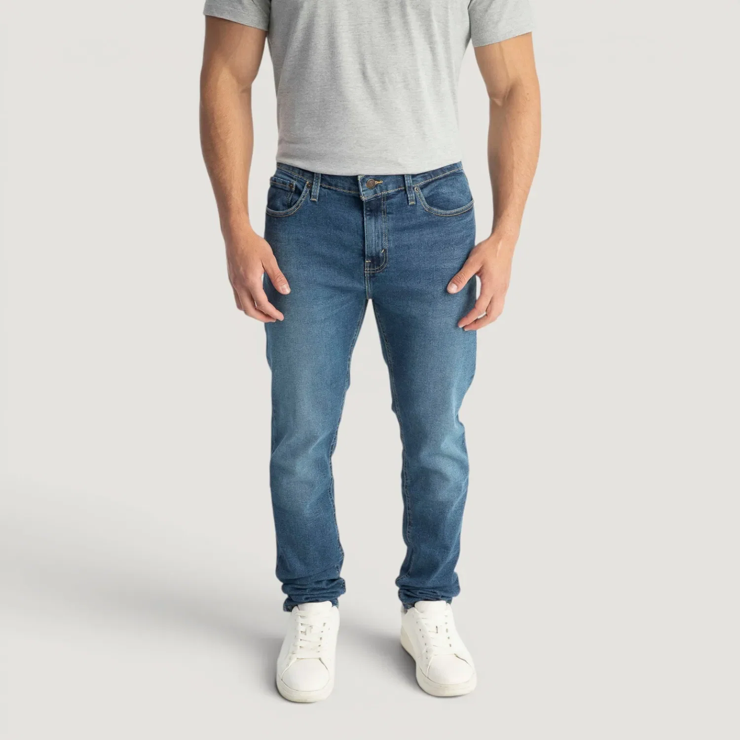 Calça Jeans Levi's® 514® Straight Lavagem Média — imagem 1