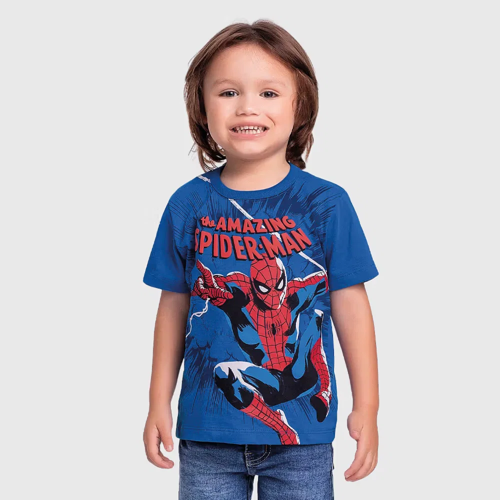 Camiseta em meia malha spider-man — imagem 1