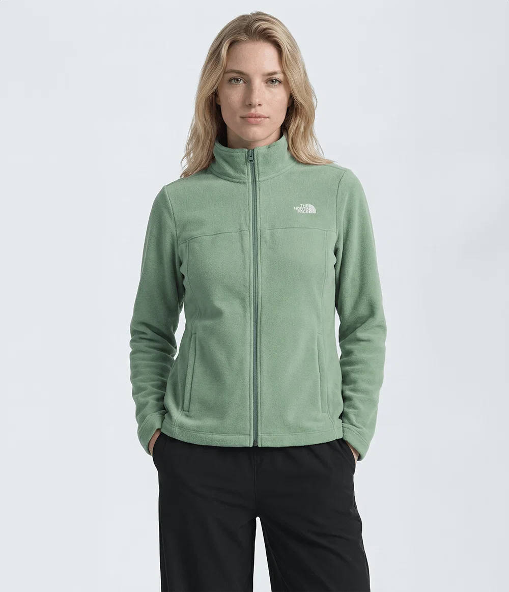 Fleece Feminino Glacier Full Zip Slate Moss — imagem 1