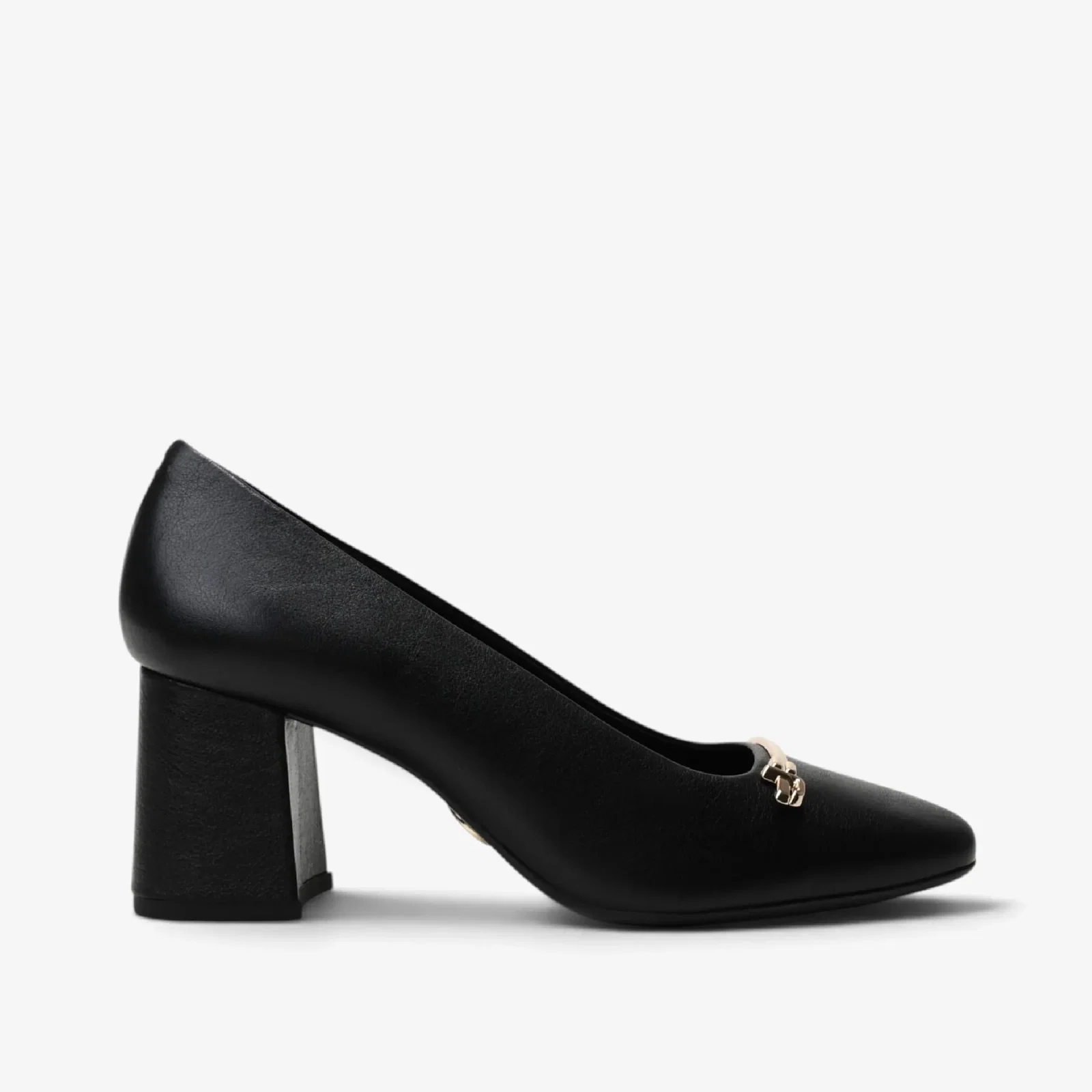 Scarpin Preto Couro