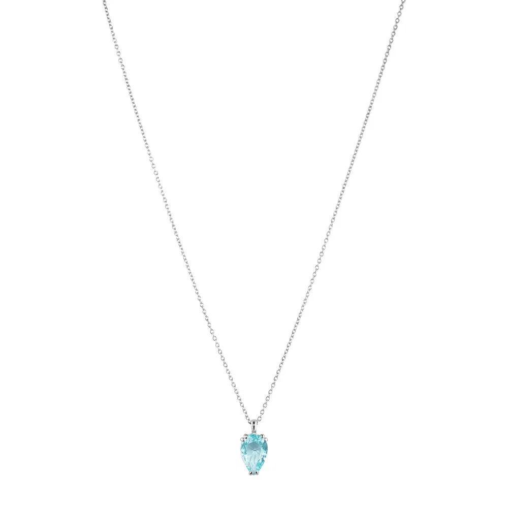 Colar Life Royal em Prata 925 com Pedras Azuis, 45cm — imagem 1