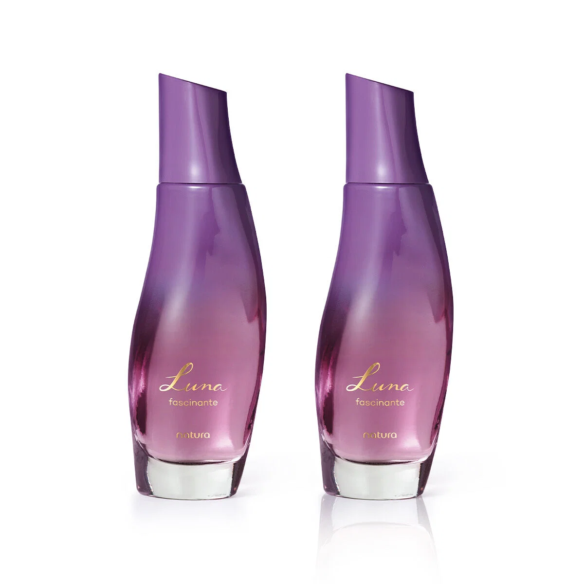 Kit Deo Colônia Feminino Luna Fascinante 2 produtos de 75 ml