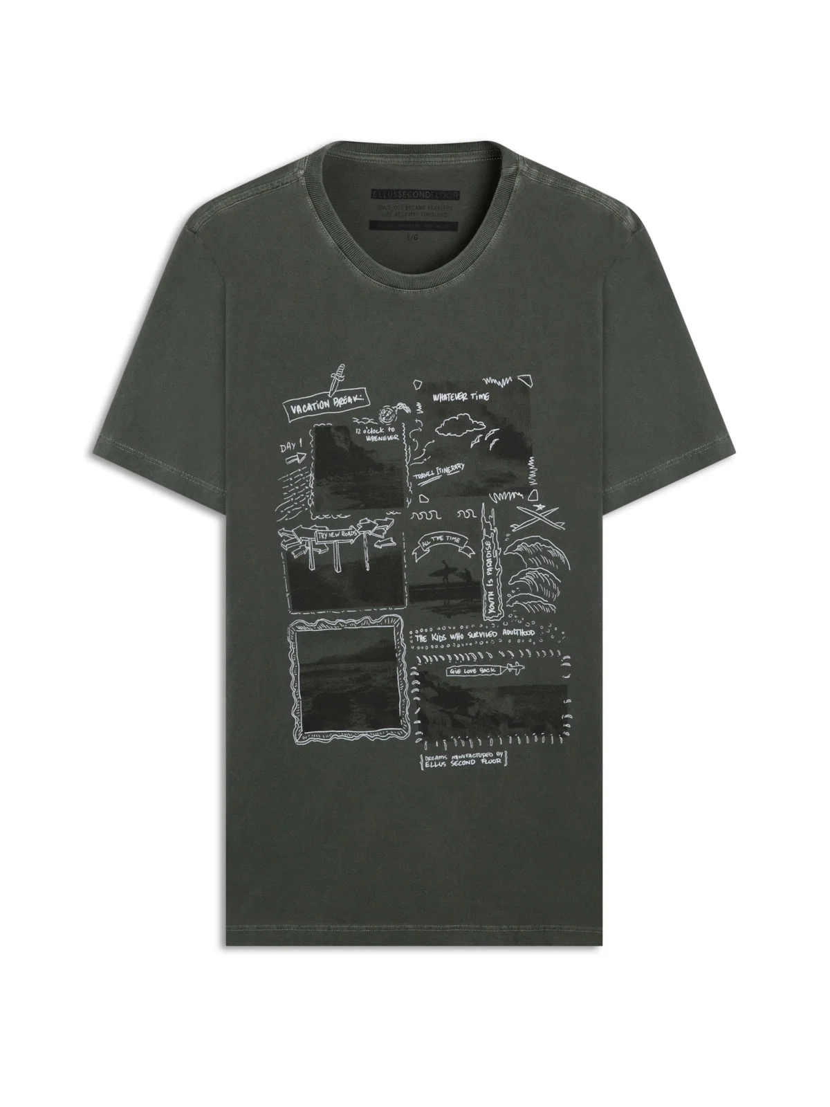 Co Washed Travel Itinerary Classic Mc Verde Militar — imagem 1