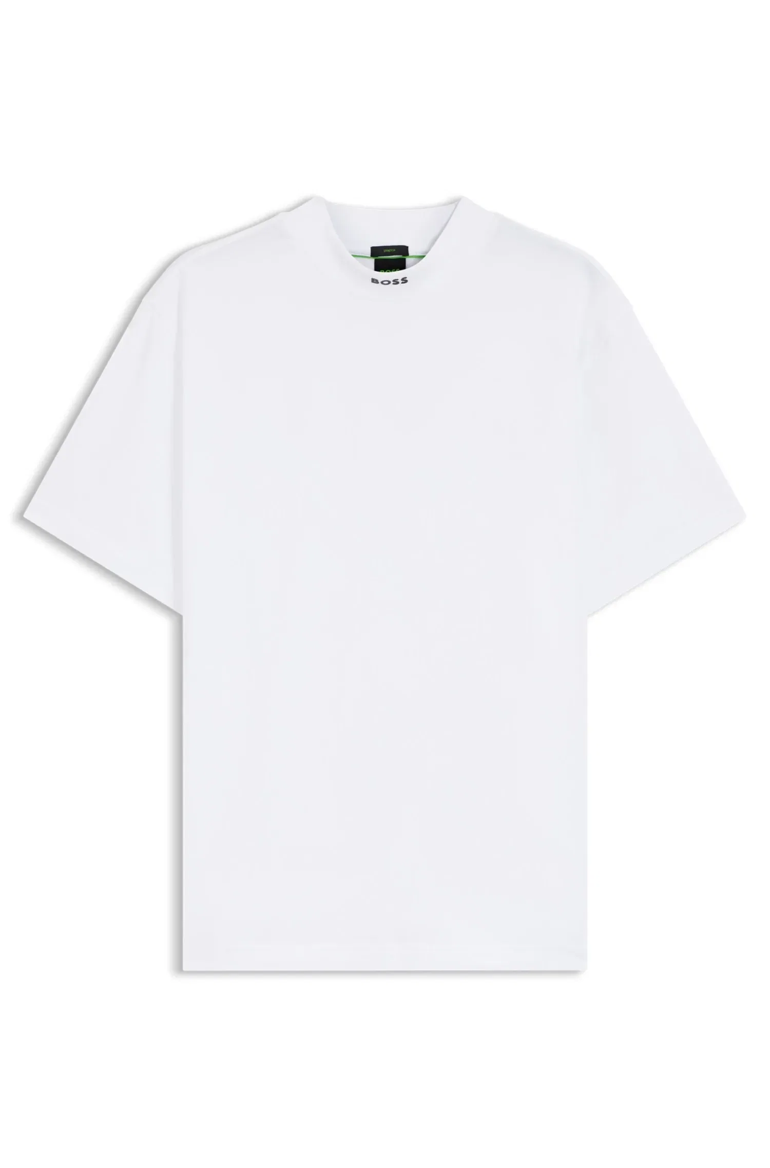 Camiseta Relaxed Fit Em Algodão Elástico — imagem 1