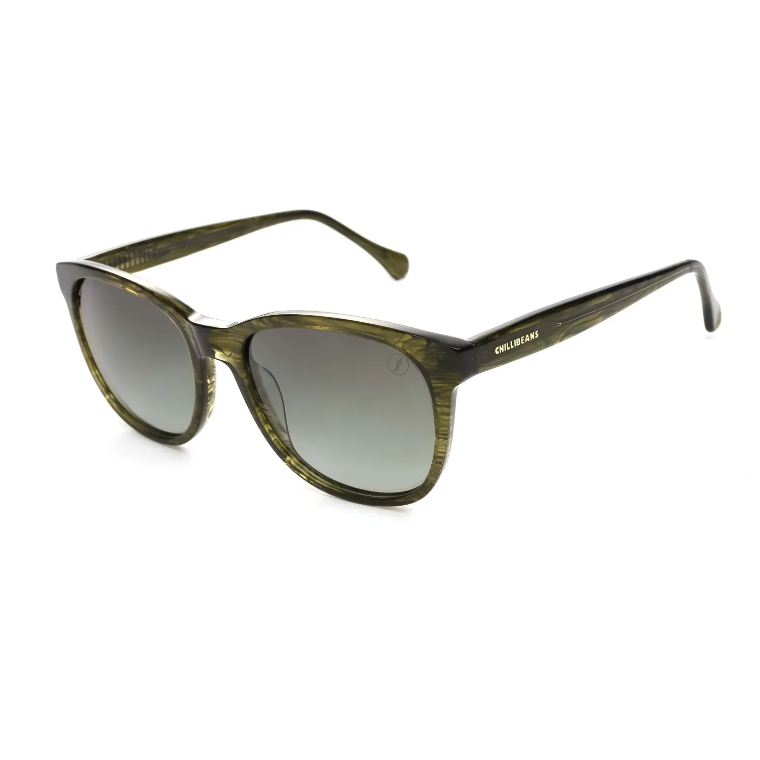 Óculos de Sol Feminino Chilli Beans Redondo Polarizado Verde — imagem 1