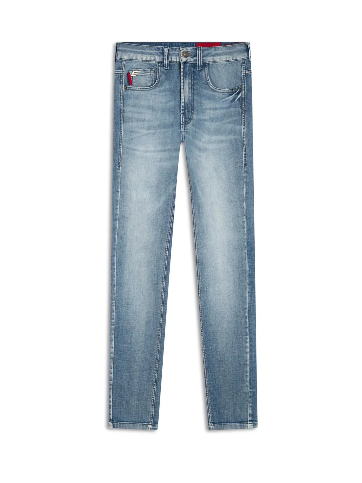 Calça Jeans High Comfort Light Blue Gisele 1458 Lav.Claro C/ Rebolo — imagem 1
