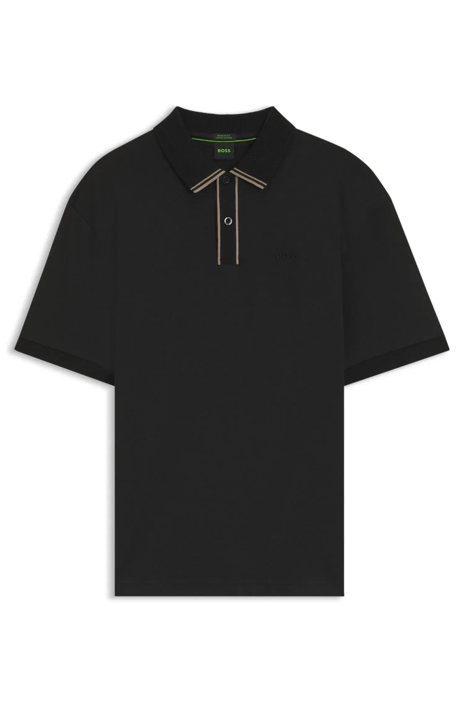 Polo Em Algodão Interlock