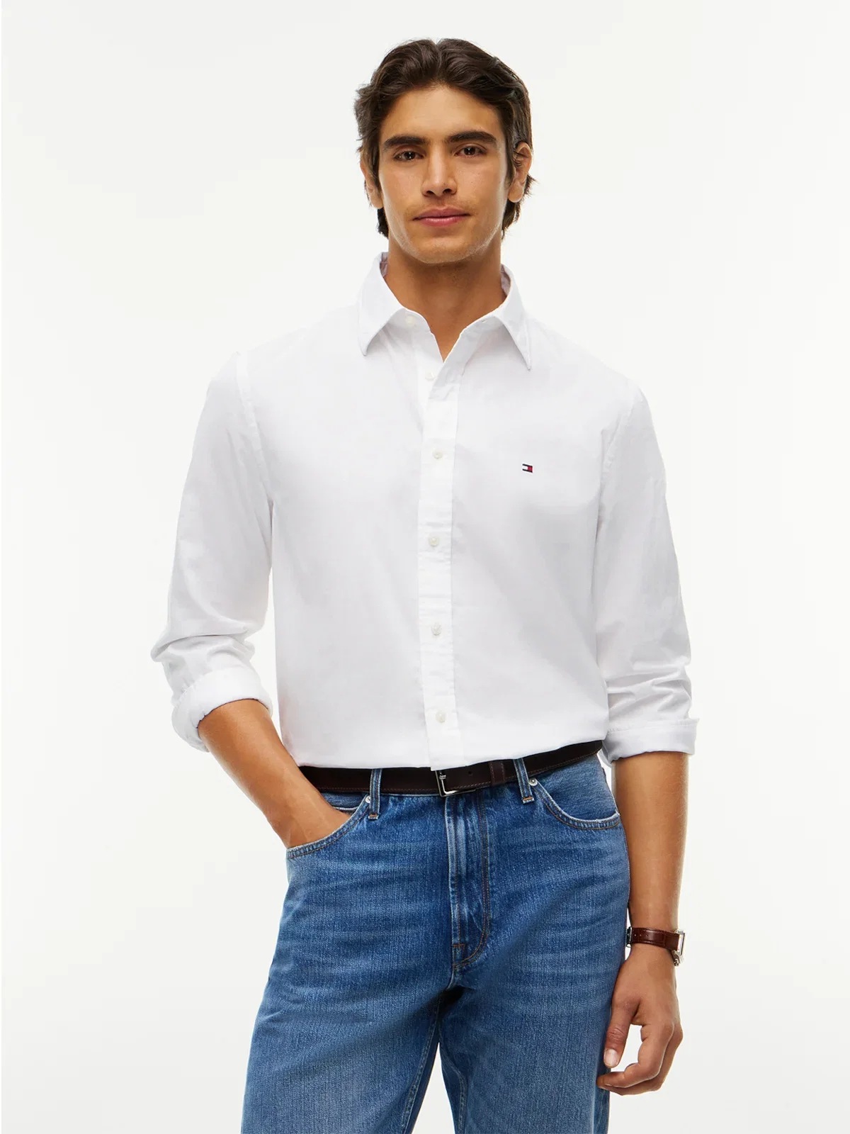 Camisa Manga Longa Flex Popeline
