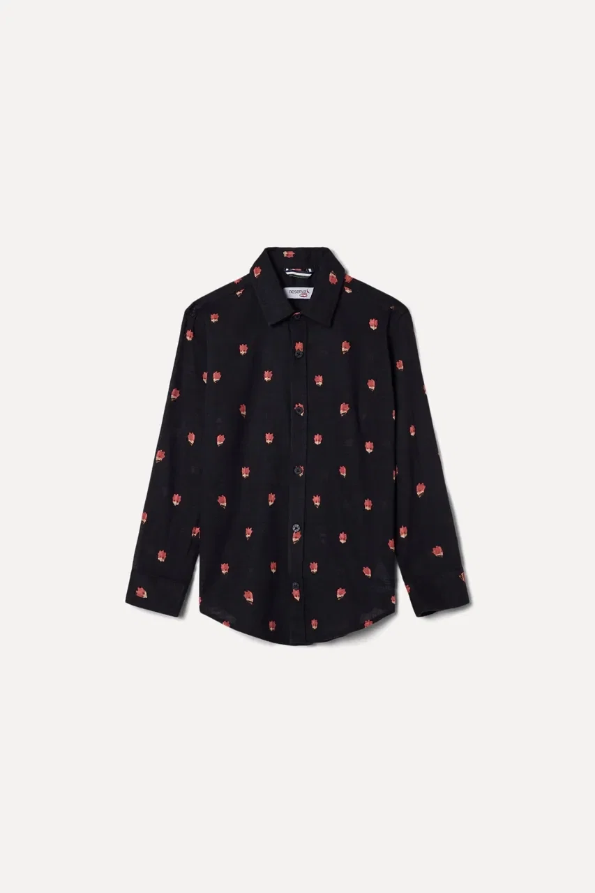 Camisa Mini Estampada Micro Animoji