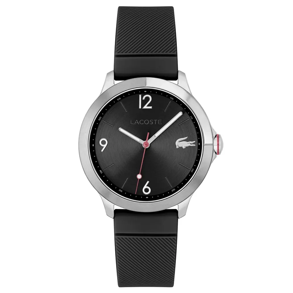 Relógio Lacoste Feminino Borracha Preto 2001331