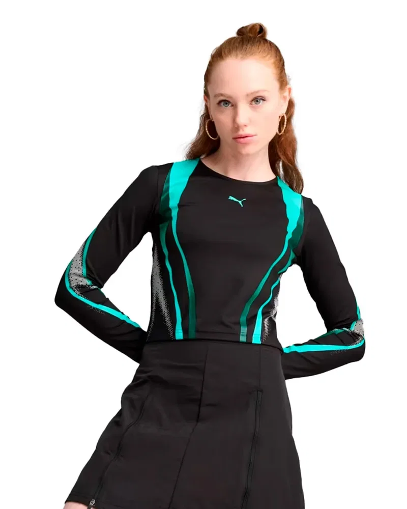 Camiseta Puma Manga Longa Feminina — imagem 1