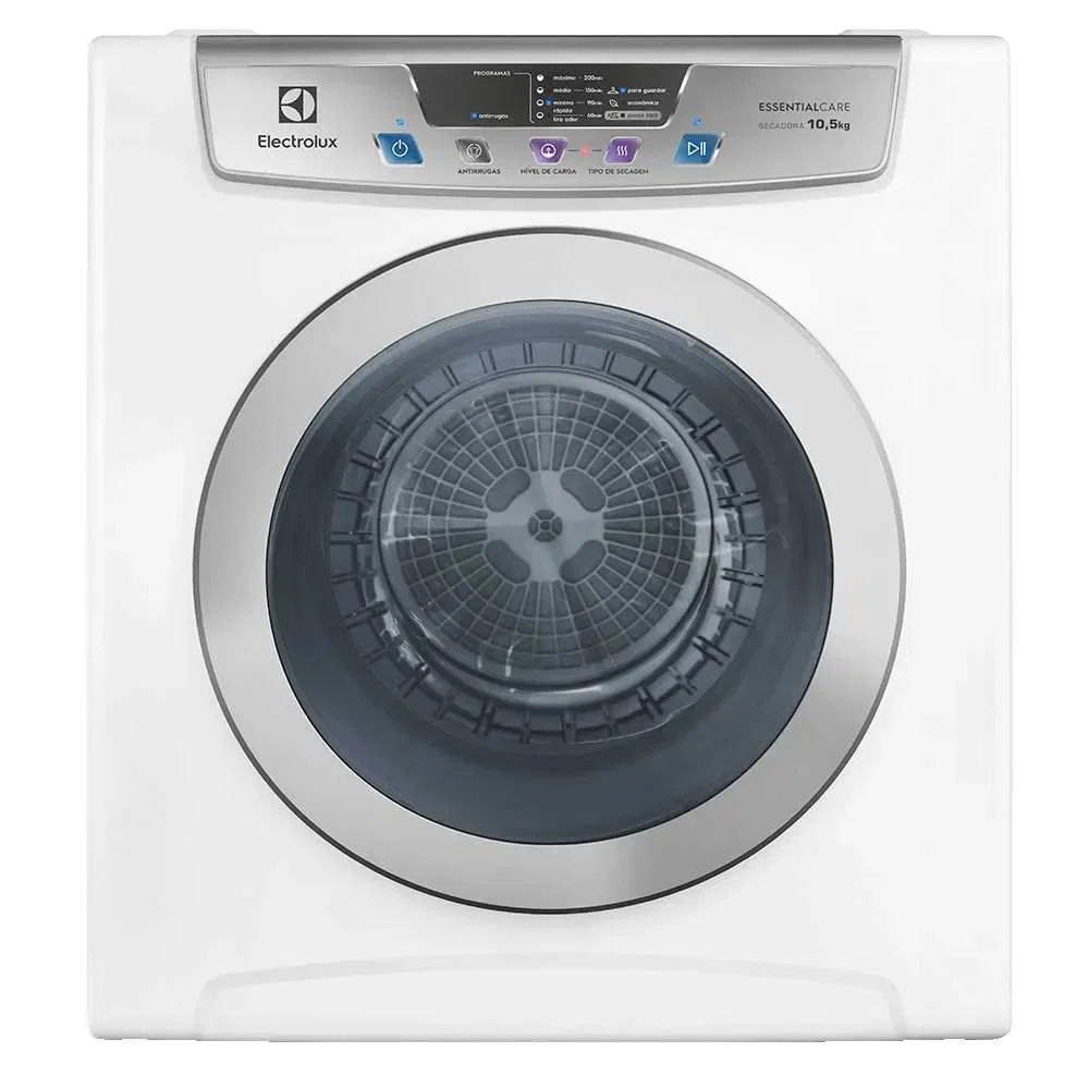 Secadora de Roupas de Parede e Piso Electrolux 10,5Kg Branca Essential Care Compacta Turbo (SVP11)
