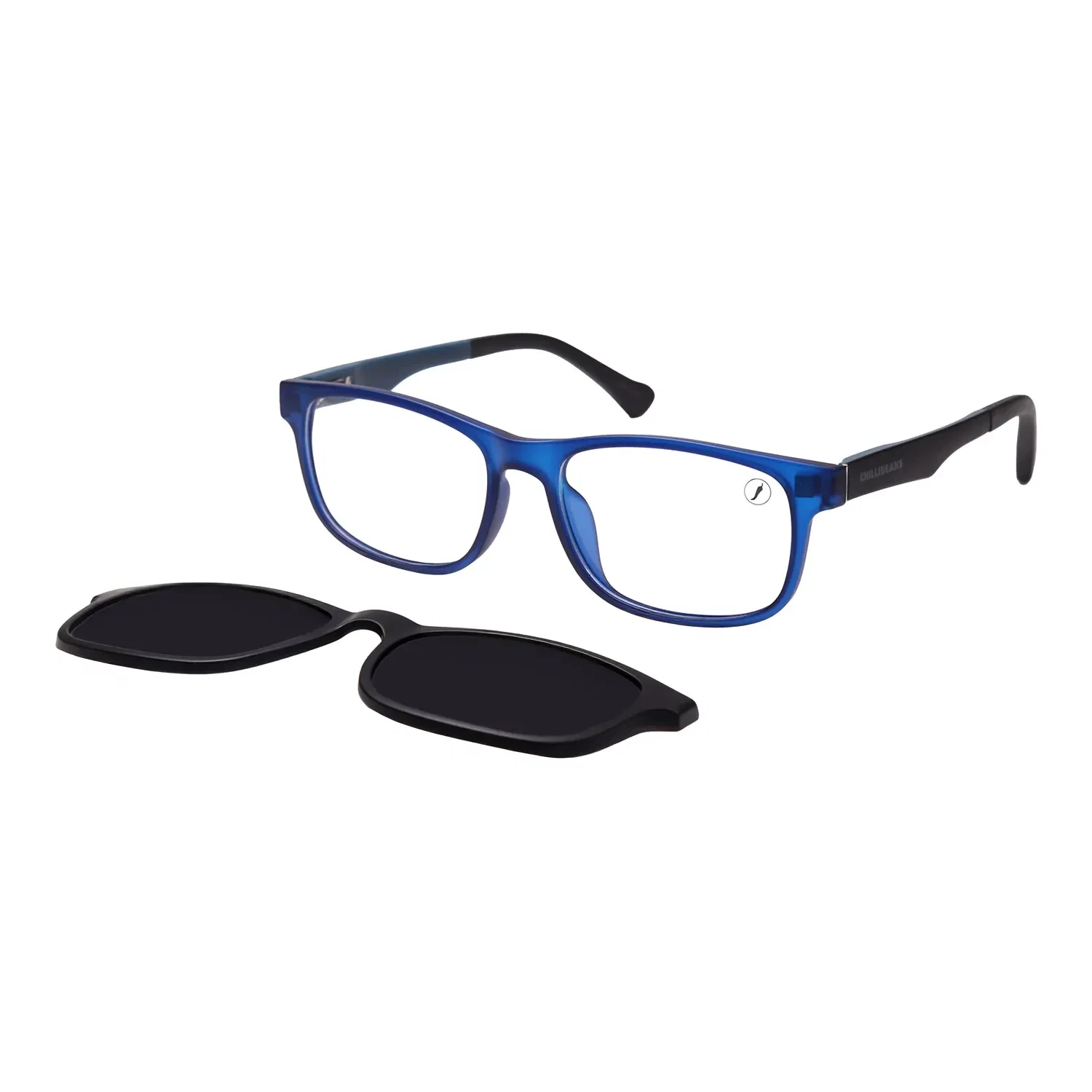 Armação Para Óculos de Grau Masculino Chilli Beans Multi Polarizado Azul — imagem 1