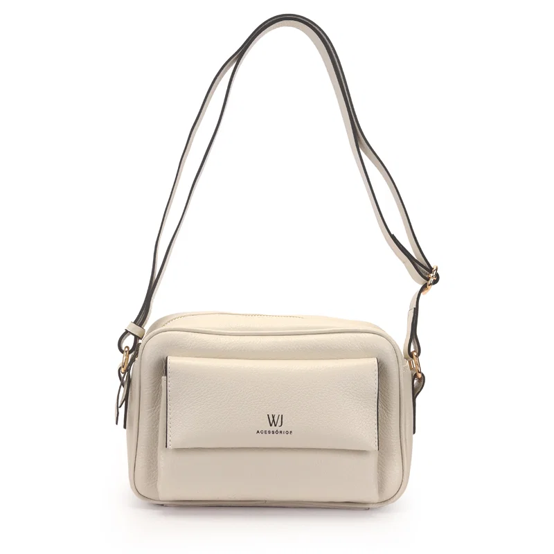 Bolsa Transversal Couro Media Bolso Frontal
