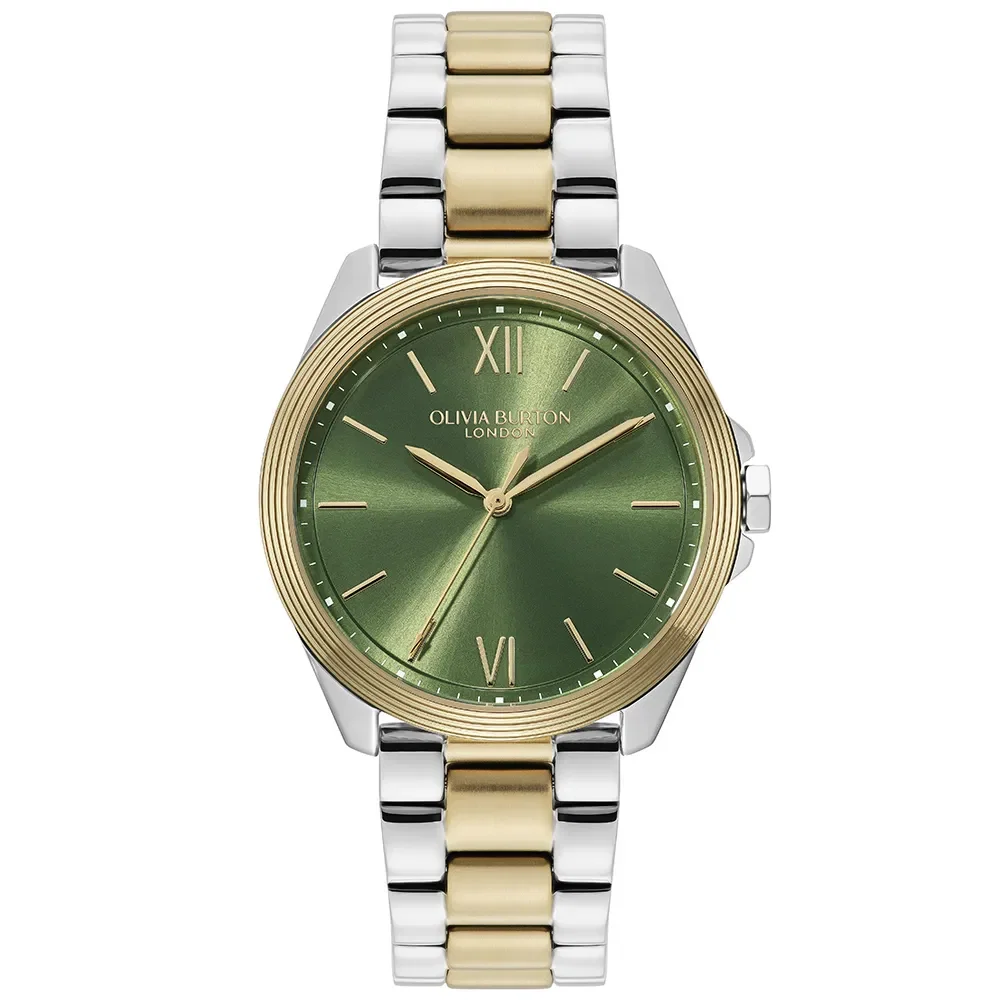 Relógio Olivia Burton Chiswick Feminino em Aço Prateado e Dourado 24000333
