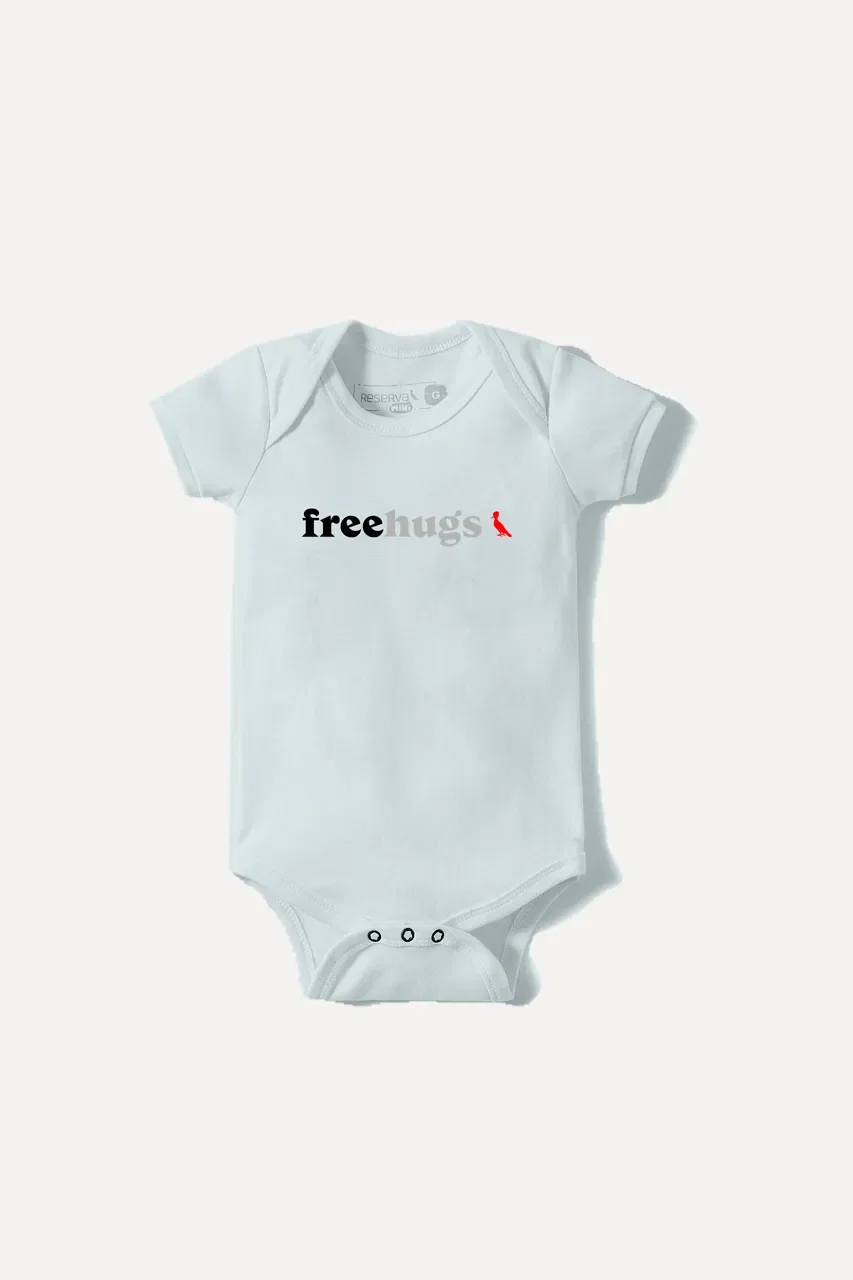 Body RESERVA MINI Bebê Free Hugs
