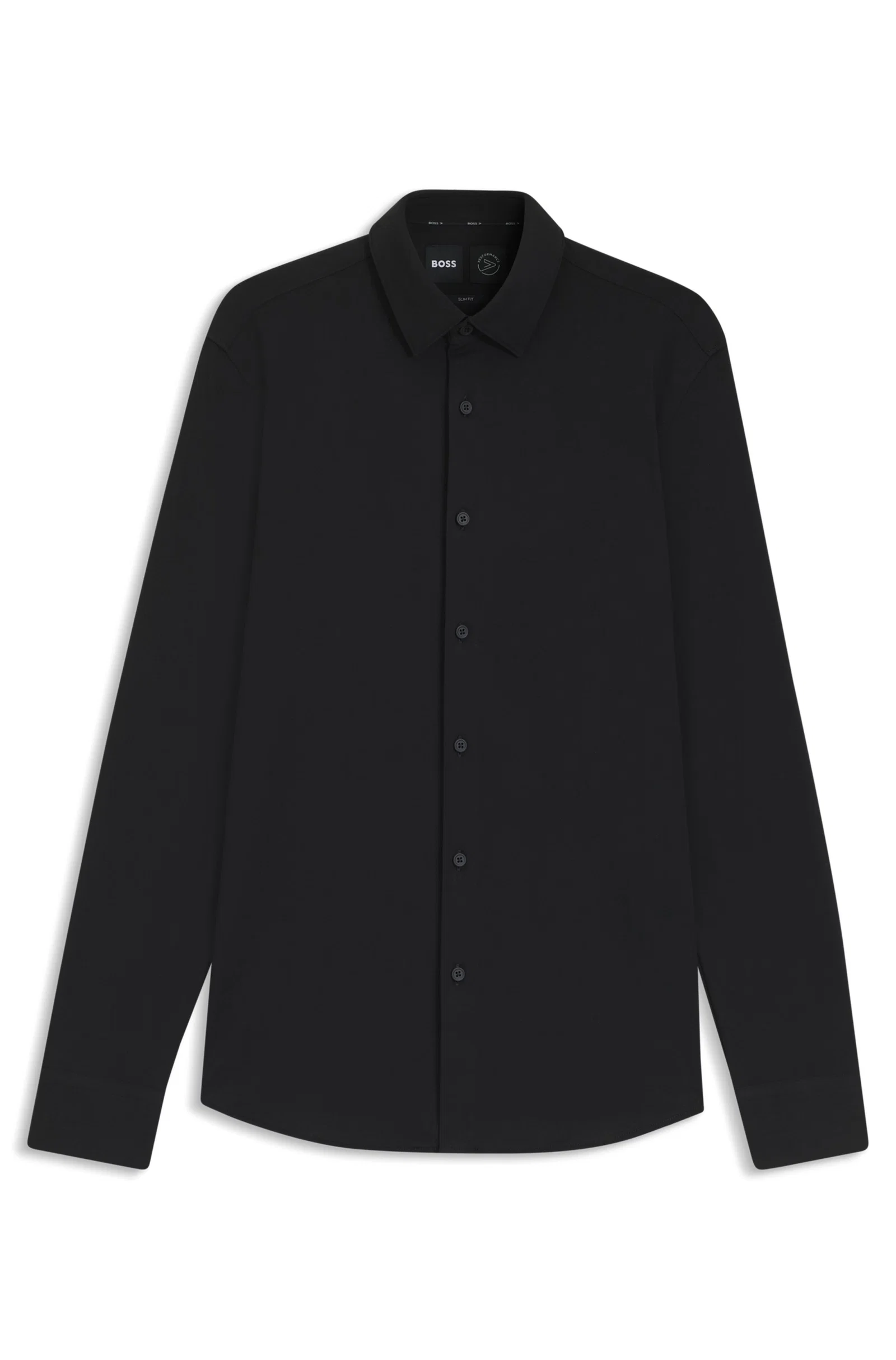 Camisa Slim Fit Em Jersey De Algodão — imagem 1