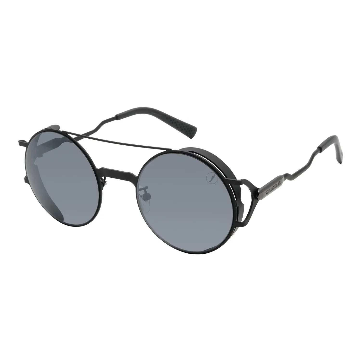 Óculos de Sol Masculino Chilli Beans Trend Redondo Preto — imagem 1