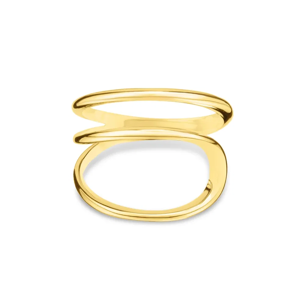 Anel Link em Ouro Amarelo 18k