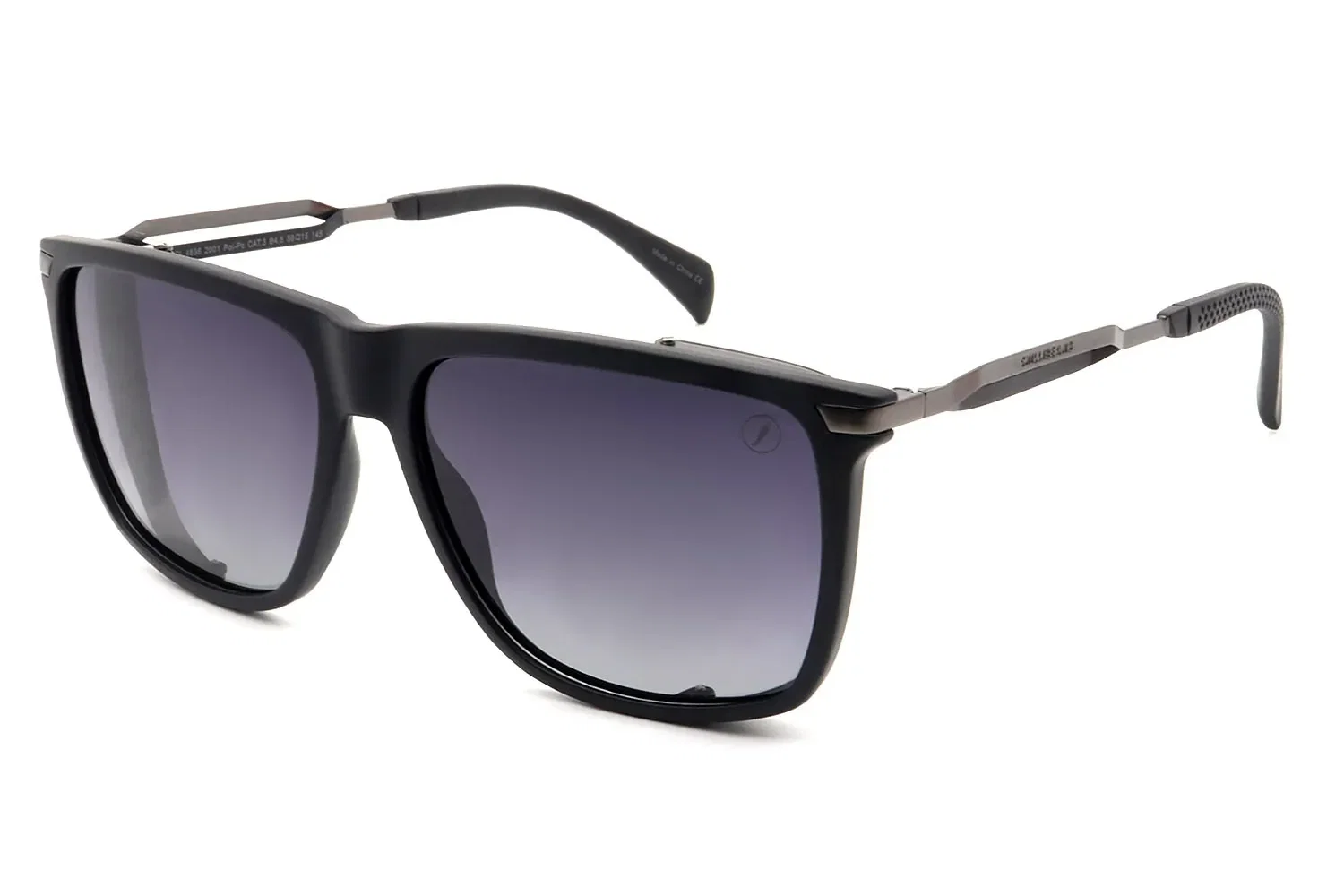 Óculos de Sol Masculino Alok Sneakers Bossa Nova Degradê Preto