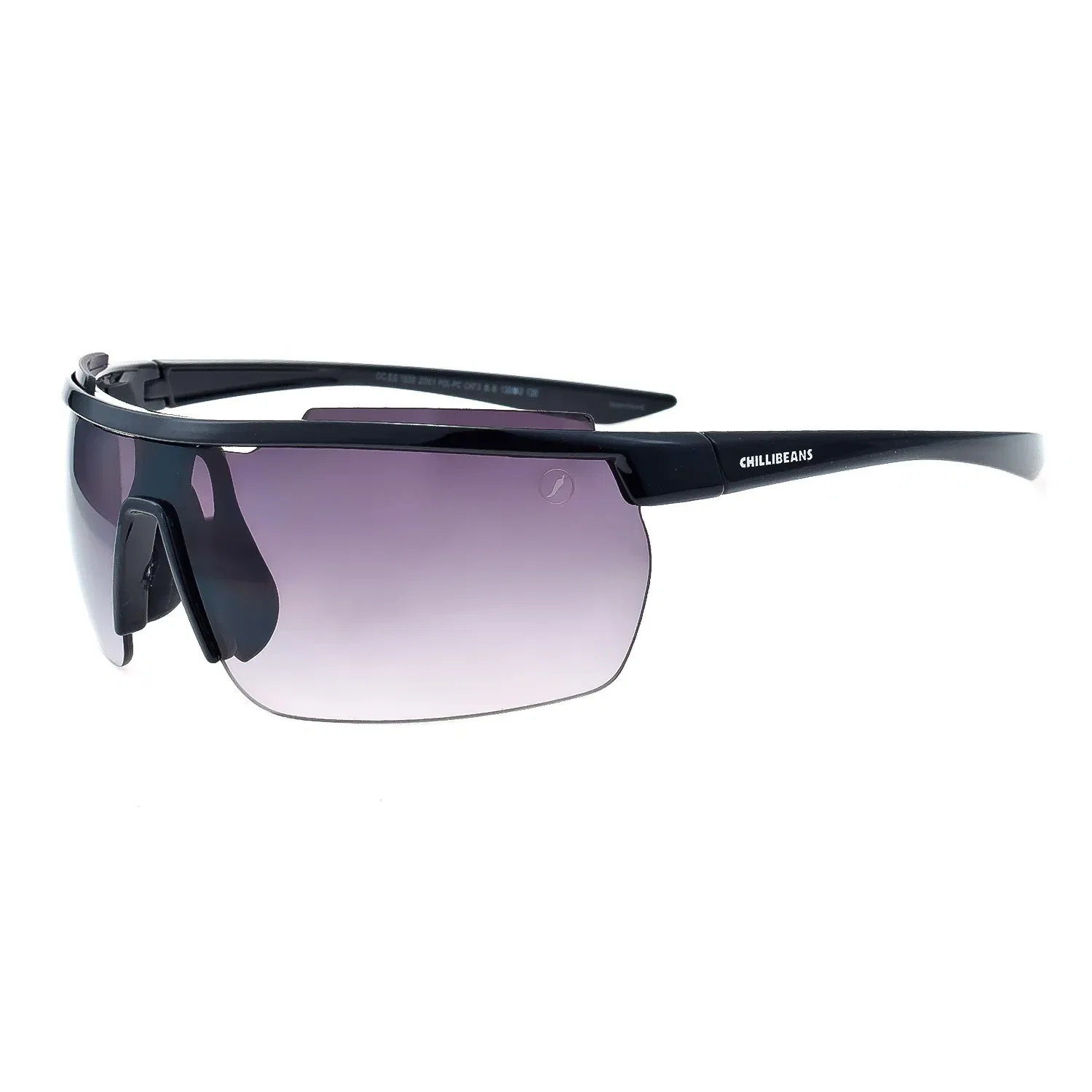 Óculos de Sol Masculino Chilli Beans Esportivo Flutuante Degradê Preto Polarizado
