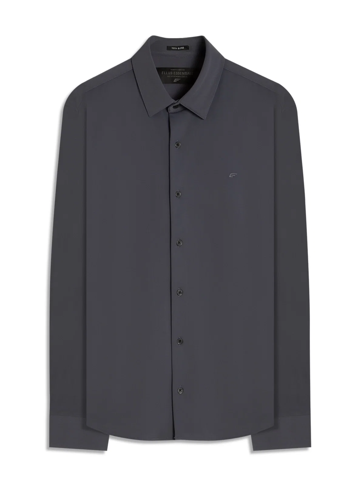 Camisa Tech Piquet Slim Xangai Grafite — imagem 1