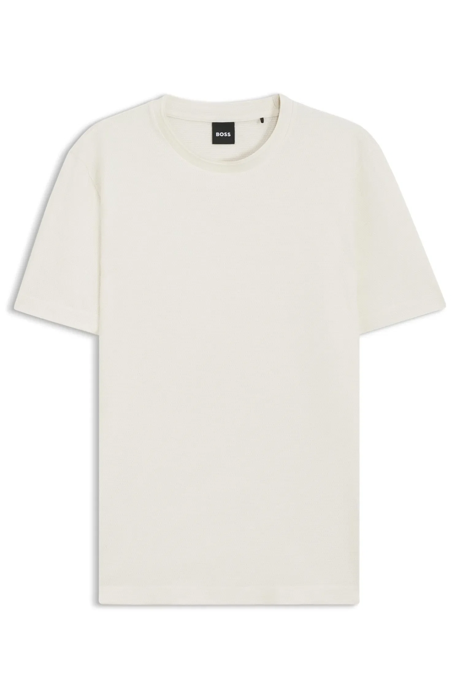 Camiseta De Algodão Com Estrutura De Jacquard — imagem 1